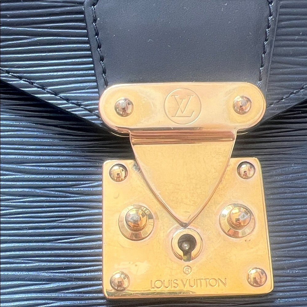 Louis Vuitton Black Satchel with Gold Hardware - Picture 2 of 8